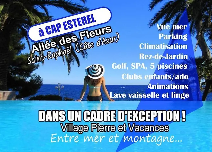 Dans Un Cadre D'exception, Vue Panoramique A Agay Cote D'azur, Village Cap Esterel, 2 Chambres, Avec Jardin, Golf, Climatisation, Wifi, 5 Piscines Daire Saint-Raphaël