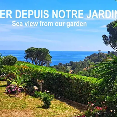 Dans Un Cadre D'exception, Vue Panoramique A Agay Cote D'azur, Village Cap Esterel, 2 Chambres, Avec Jardin, Golf, Climatisation, Wifi, 5 Piscines Apartmán *