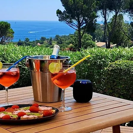 Dans Un Cadre D'exception, Vue Panoramique A Agay Cote D'azur, Village Cap Esterel, 2 Chambres, Avec Jardin, Golf, Climatisation, Wifi, 5 Piscines Διαμέρισμα