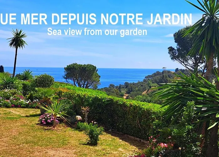 Dans Un Cadre D'exception, Vue Panoramique A Agay Cote D'azur, Village Cap Esterel, 2 Chambres, Avec Jardin, Golf, Climatisation, Wifi, 5 Piscines Apartmán *