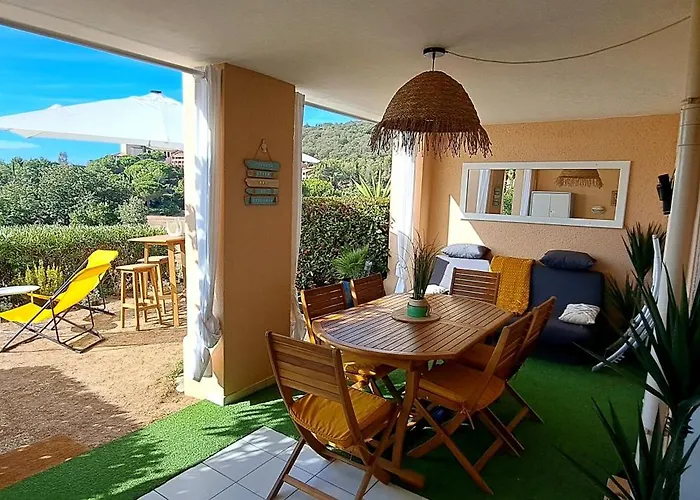 Apartmán Dans Un Cadre D'exception, Vue Panoramique A Agay Cote D'azur, Village Cap Esterel, 2 Chambres, Avec Jardin, Golf, Climatisation, Wifi, 5 Piscines *